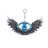 Evil Eyes Navel Ring Navel Ring Wings Navel – Jewelry Gift Ideas — 1