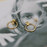 Ring Ear Studs Small Ball Earrings – Practical Gifts — 8