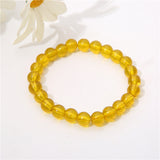 Solid Color Transparent Glass Bracelet – Jewelry Gift Ideas — 2