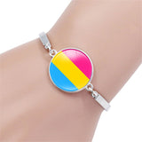 Rainbow Strip Time Gem Bracelet Alloy Bracelet – Jewelry Gift Ideas — 1