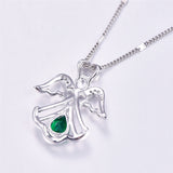 Angel Wings Gemstone Diamond Necklace For Women – Jewelry Gift Ideas — 5