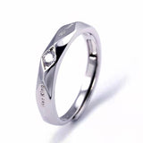 Couple Couple Rings Open Mouth White Gold Plated Men – Gifts for Her — 9