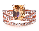 Diamond Square Ring – Unique Gift Ideas — 3