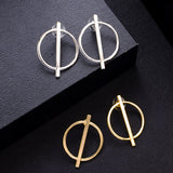 Women's Fashion Simple Geometric Round Earrings – Stylish Gifts — 3