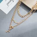 Rose Layered Retro Metal 3-layer OT Buckle – Jewelry Gift Ideas — 4