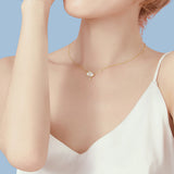 Water Drop Shell Cloud Necklace Design Sense – Jewelry Gift Ideas — 4
