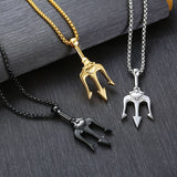 Neptune's Trident Necklace Retro Mythical Sea – Jewelry Gift Ideas — 2