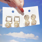 Woven pearl mesh earrings – Gift Ideas — 2