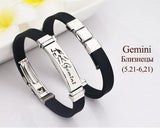 12 constellation silicone stainless steel – Jewelry Gift Ideas — 6