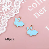 Stay Cute Alloy Dripping Oil Rabbit Pendant – Jewelry Gift Ideas — 7
