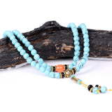 Turquoise Bracelet Ethnic Wind 8MM Ball – Jewelry Gift Ideas — 4