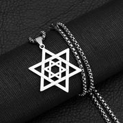 Jewish Six-pointed Star Edge Symbol Pendant – Jewelry Gift Ideas — 3