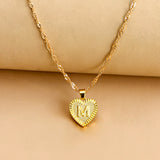Hexagon Imitation Gold Pendant Necklace Peach – Jewelry Gift Ideas — 9