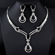 Rhinestone Inlaid Water Drop Shape Vintage – Jewelry Gift Ideas — 1