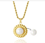 Natural Freshwater Pearl Pendant Necklace – Jewelry Gift Ideas — 3