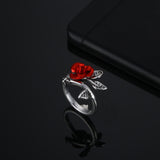Alloy Personality Plant Ladies Rose Ring – Holiday Gift Ideas — 7