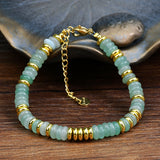 Dopamine Color Natural Stone Beaded Bracelet – Jewelry Gift Ideas — 5