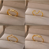 Opening Adjustable Ring Female Index Finger – Gifts for Her — 5