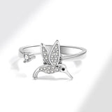 Women's Fashion Hummingbird Spinning Ring – Stylish Gifts — 7