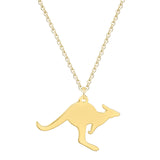 Stainless Steel Animal Necklace Bull Pendant – Jewelry Gift Ideas — 9