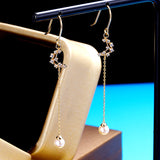 Women's Natural Pearl Tassel Earrings – Gifts for Her — 5