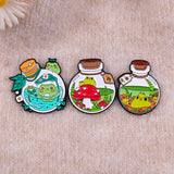 Frog Brooch Cartoon Golden M Badge Clothing – Stylish Gifts — 7