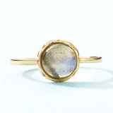 Blue Round Geometric Sterling Silver Ring – Useful Gifts — 5