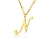 Stainless Steel 26 English Letter Necklace – Jewelry Gift Ideas — 15