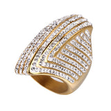 Women's Clay Full Diamond Ring Titanium Steel – Gifts for Her — 5