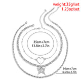 Multilayer Butterfly Pendant Statement Necklace – Jewelry Gift Ideas — 3