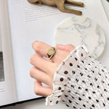 925 sterling silver Retro pattern rings – Stylish Gifts — 5