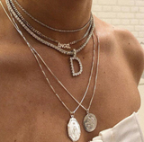 Custom silver tennis personalized name choker – Jewelry Gift Ideas — 11
