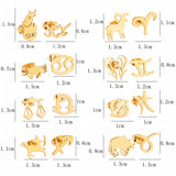 Gold Stainless Steel Constellations Zodiac Sign – Meaningful Gifts — 11