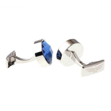Exquisite Blue Crystal Cufflinks For Men And Women – Gifts for Him — 3