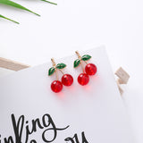 Little Cherry Exaggerated Earrings – Practical Gifts — 11