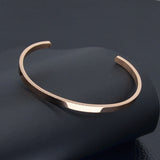 Fashion Pure Color C-type Titanium Steel Bracelet – Stylish Gifts — 7