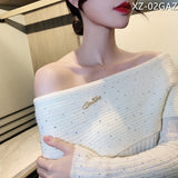 Collar Buckle Anti-fade Queen Letter Brooch Women – Jewelry Gift Ideas — 6