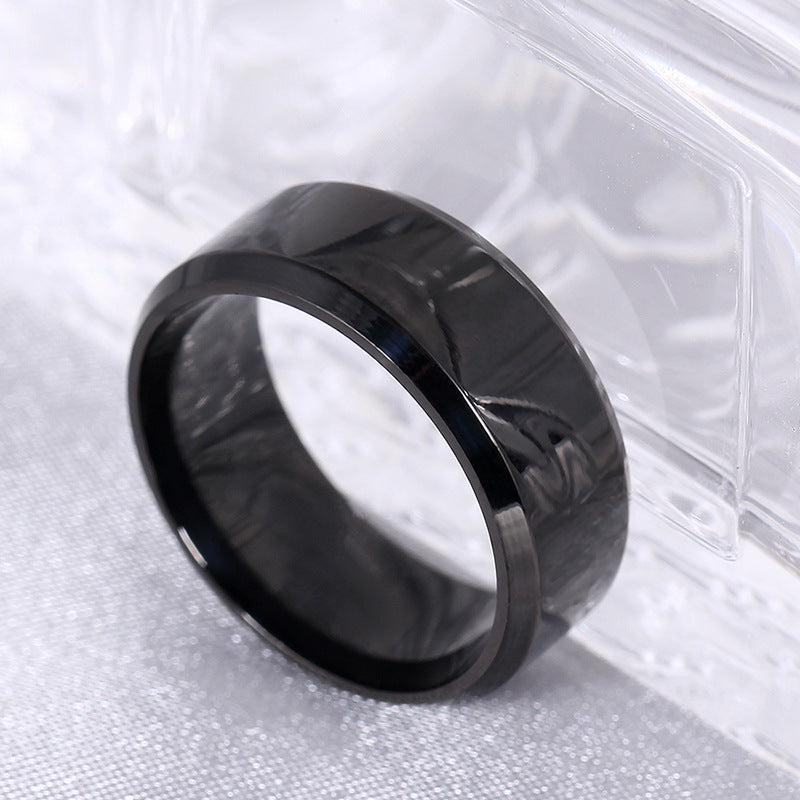Titanium Steel Ring Men's Ring Scratch Resistant – Gifts for Him — 1