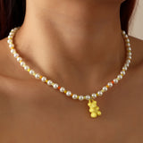 Macaron Color Jelly Bear Necklace Personality – Jewelry Gift Ideas — 6