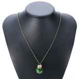Vintage Glass Ball Pendant Necklace – Jewelry Gift Ideas — 3