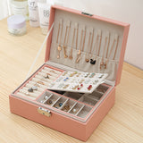 Double-Layer Leather Jewelry Box Earrings – Jewelry Gift Ideas — 2