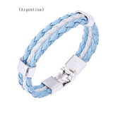 Flag Color Leather Bracelet PU Leather Bracelet – Jewelry Gift Ideas — 3