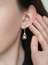 European And American Fashion Grey Pearl Earrings – Stylish Gifts — 3