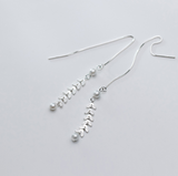 Pearl leaf tassel earrings – Surprise Gifts — 5