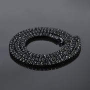 Alloy Diamond 2 Row Hip Hop Necklace – Jewelry Gift Ideas — 5