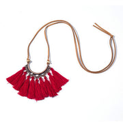 Fringe long necklace fashion – Stylish Gifts — 8