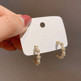 Stitching Earrings Net Red Ins Simple Temperament – Gifts for Her — 4