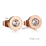 Roman Numerals and Diamond Stud Earrings – Meaningful Gifts — 6