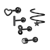 Geometric Stainless Steel Zircon Earrings – Stylish Gifts — 16