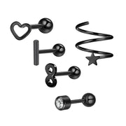 Geometric Stainless Steel Zircon Earrings – Stylish Gifts — 16